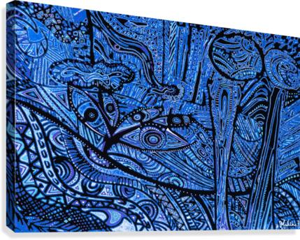 La source en Eveil Canvas Print