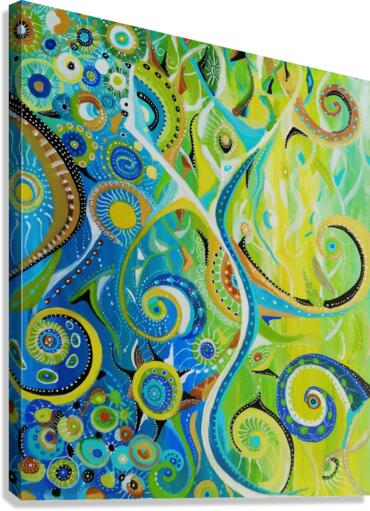 danse la joie Canvas Print