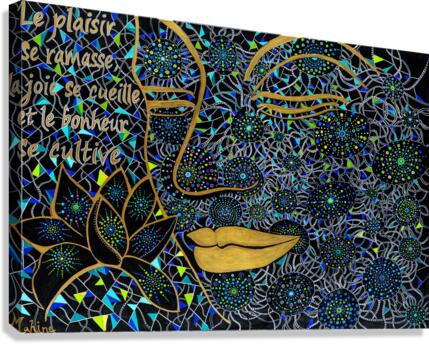 Le bonheur Canvas Print