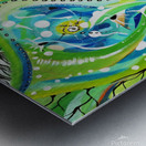 en cascade Metal print