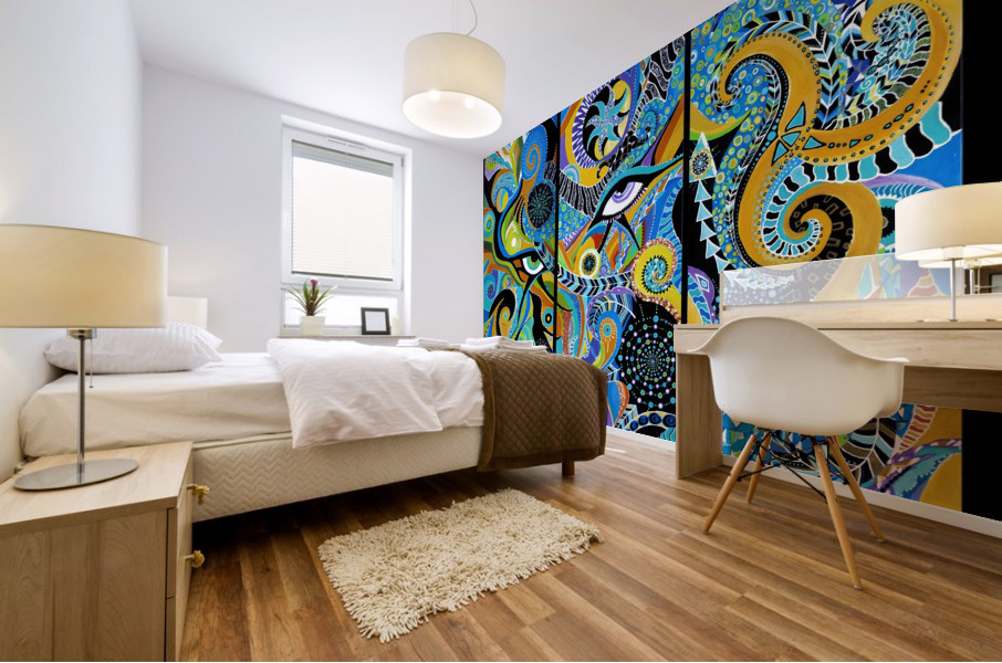 Paon dOr Mural print