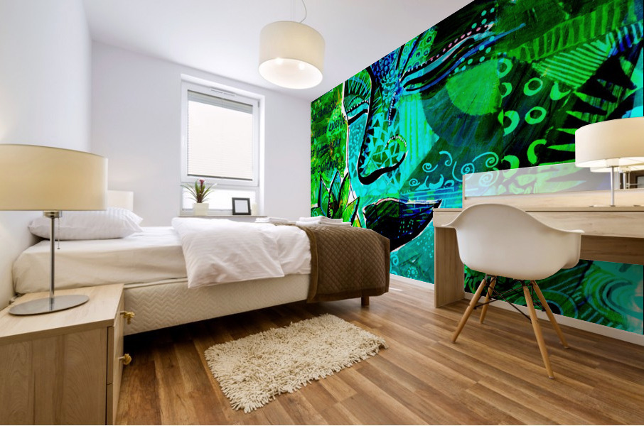 Bonheur Mural print