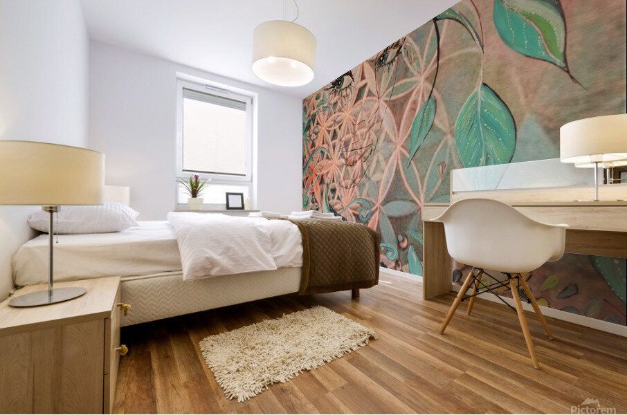 FLEUR DE VIE Mural print