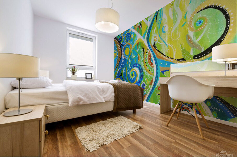 danse la joie Mural print