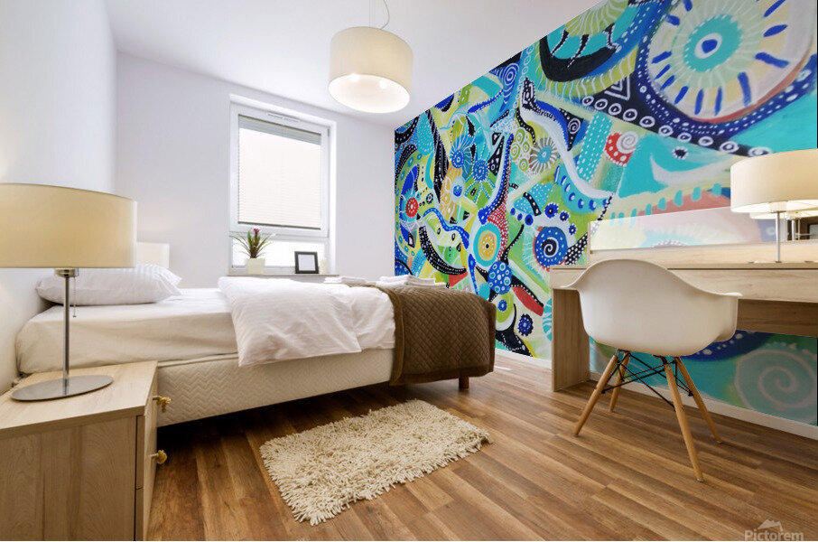 fractalisation et accord Mural print