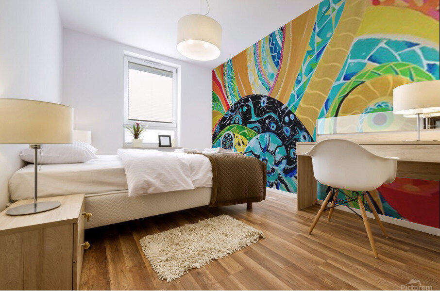 Nymphes unies Mural print