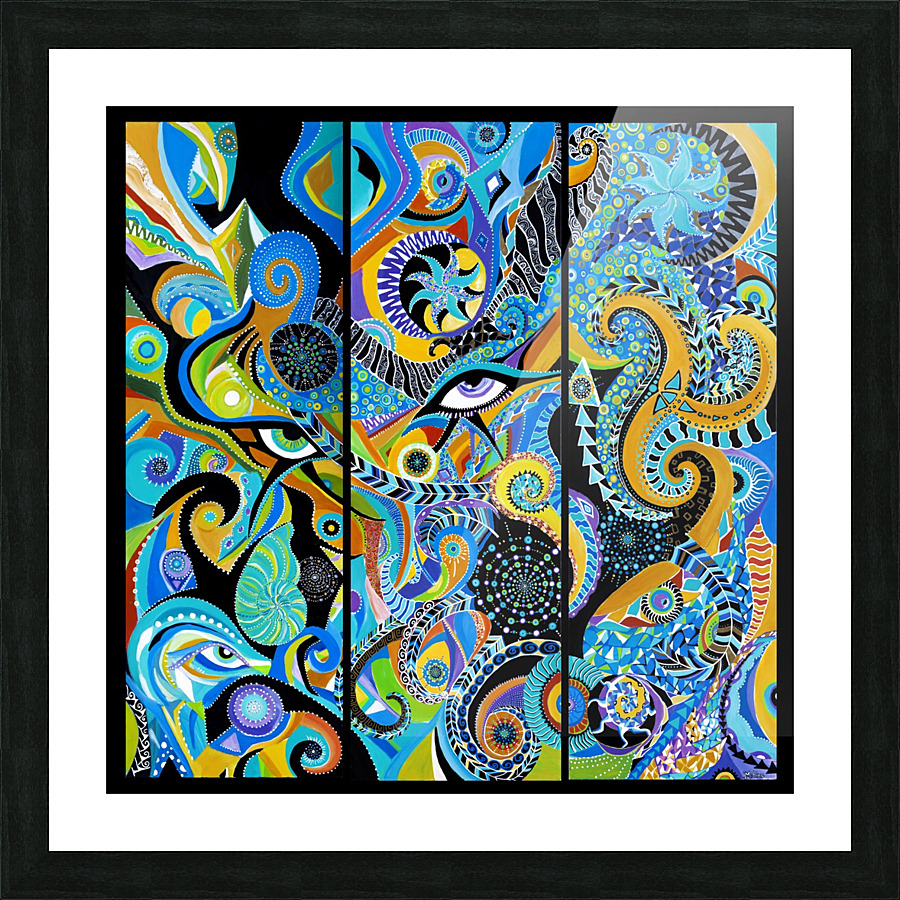 Paon dOr Picture Frame print