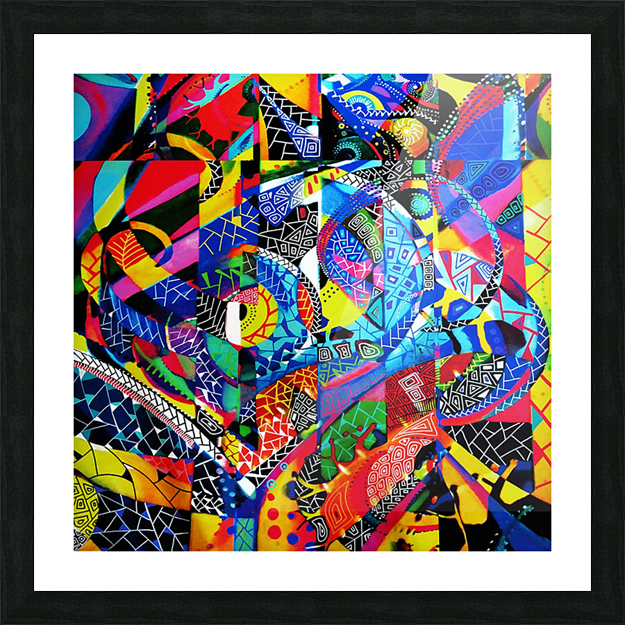 Formule abstraite Picture Frame print