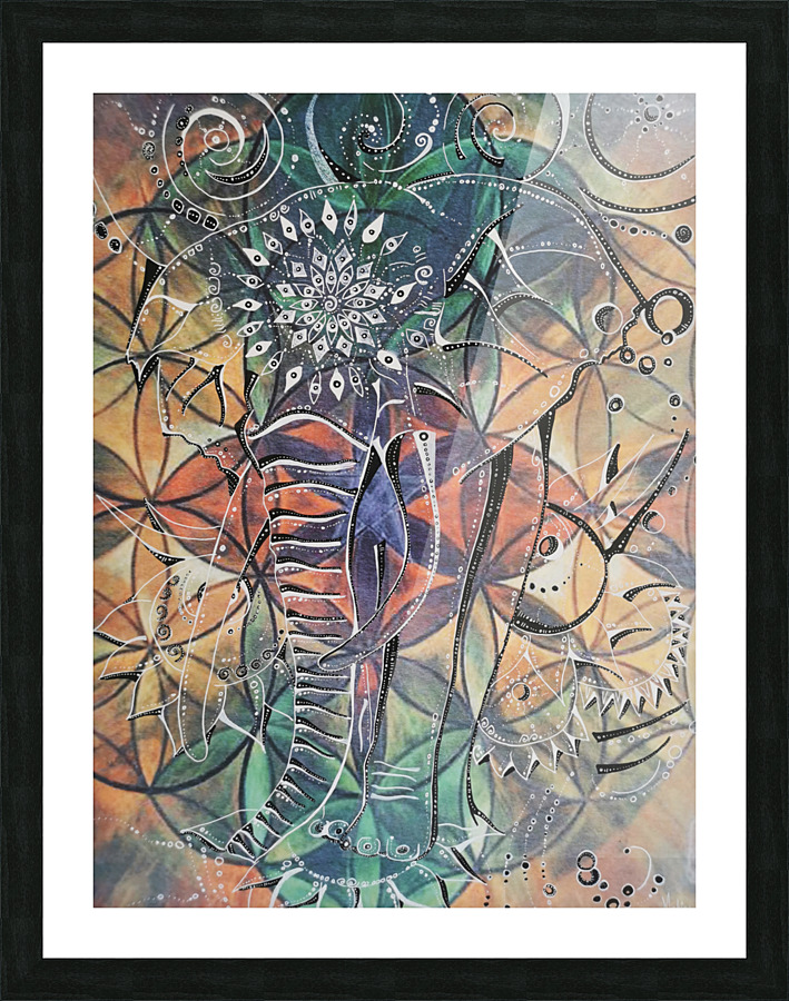 fleur de savane Picture Frame print