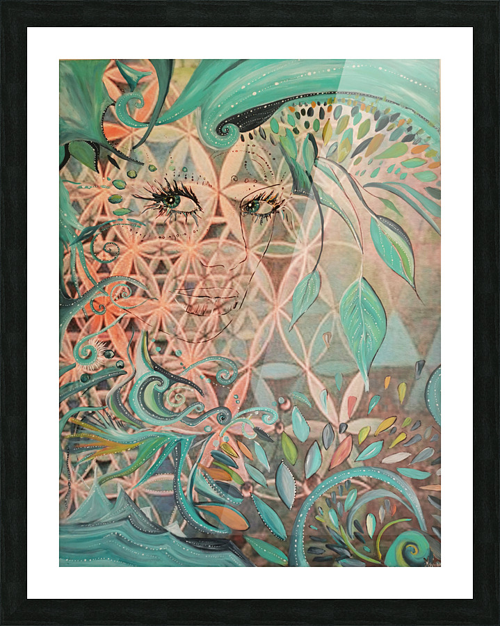 FLEUR DE VIE Picture Frame print