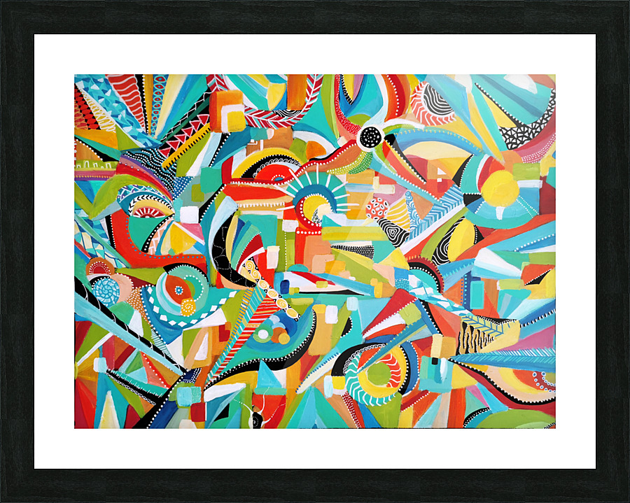 soleil levant Picture Frame print