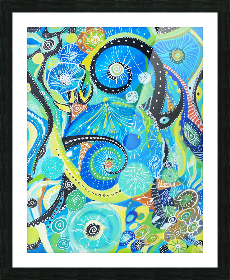 equilibre harmonique Picture Frame print