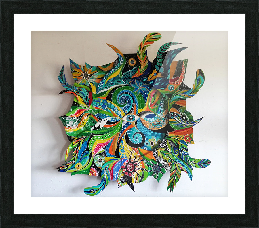  Vision Fractale Picture Frame print