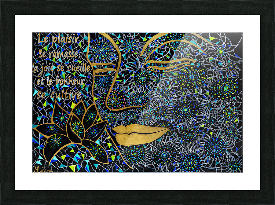 Le bonheur Picture Frame print