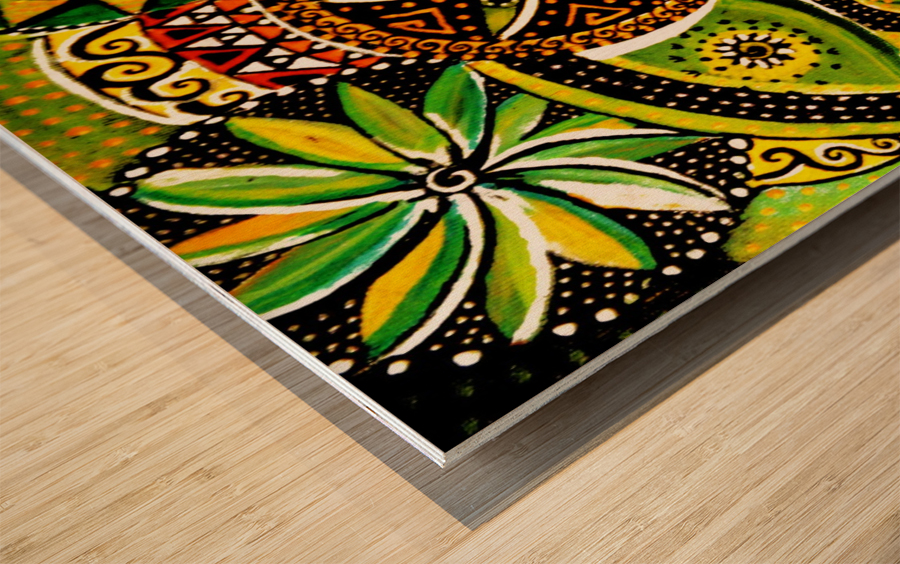 Pensee psyche   Wood print