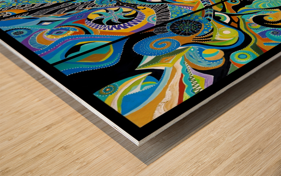 Paon dOr Wood print