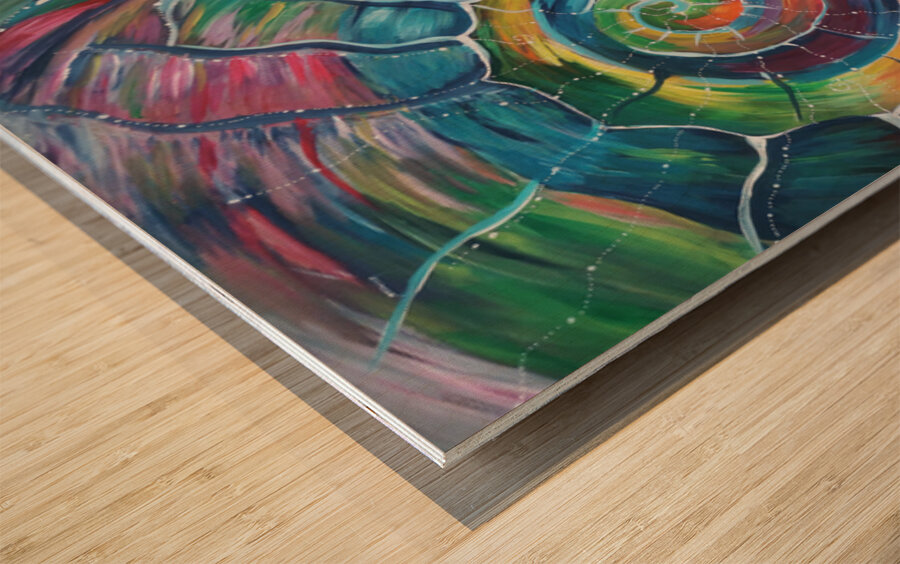 aime sans limite Wood print