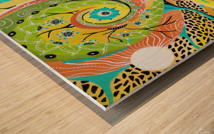 Essence multiples Wood print