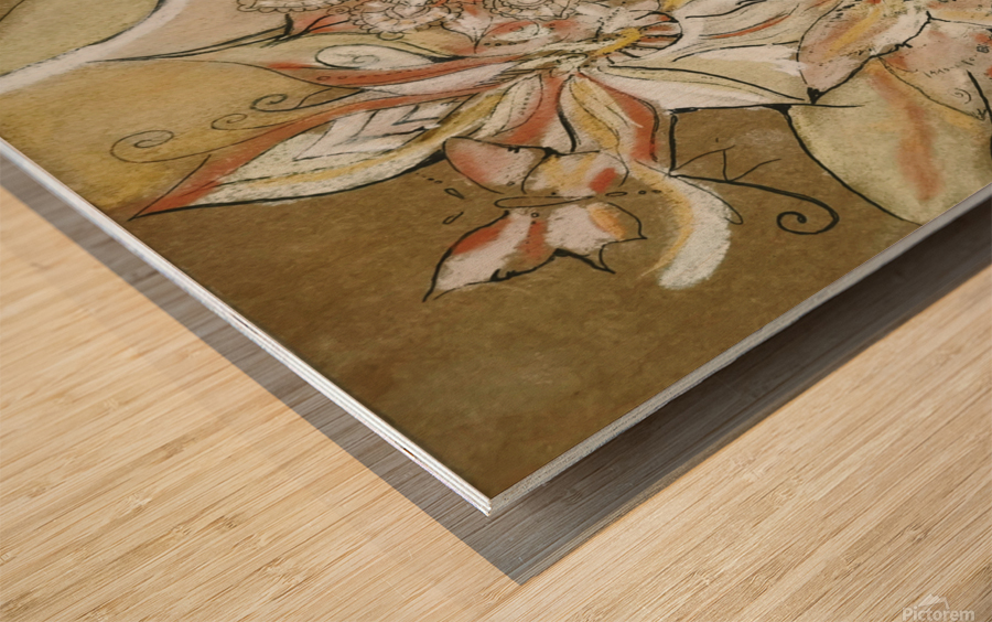 3 LIN Wood print