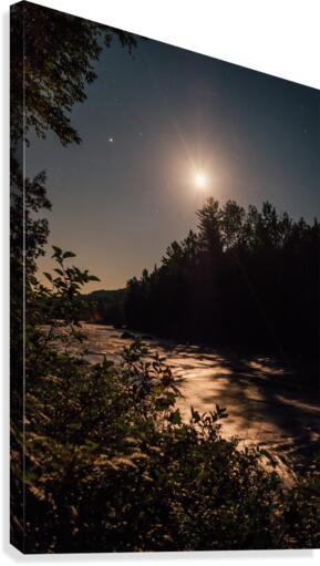 Rivire Ouareau Canvas Print