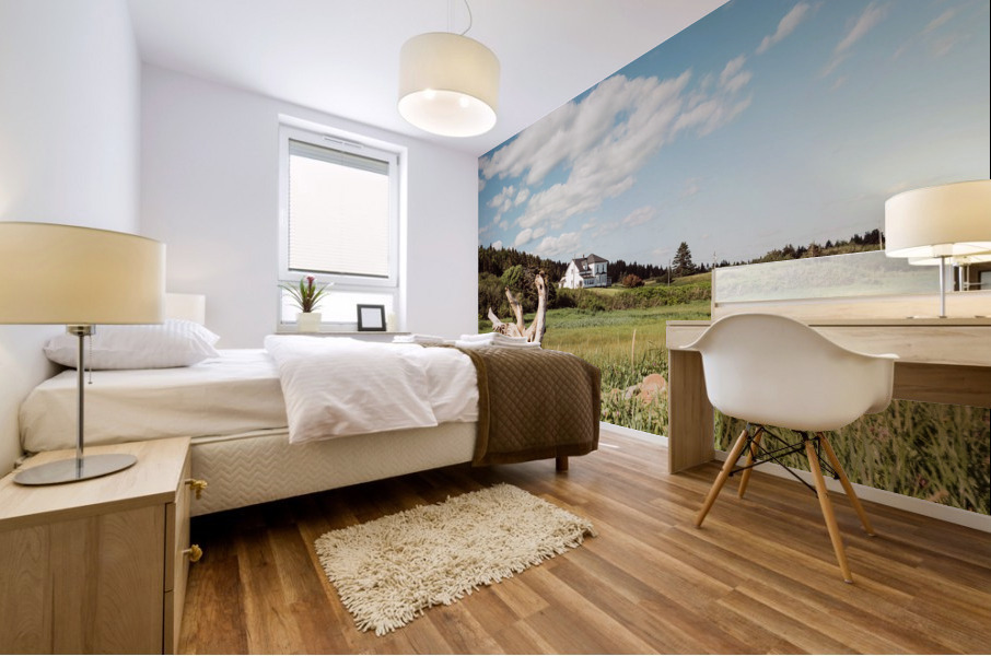 Waterside Beach Mural print