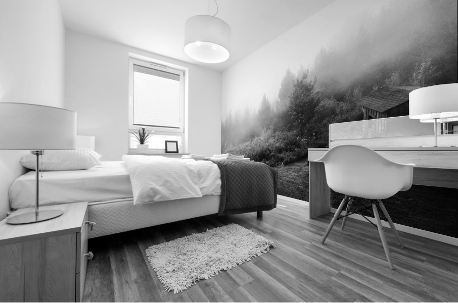 Brume matinale Mural print