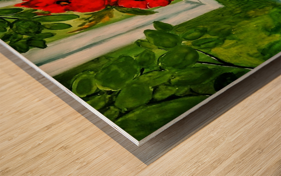 Summer day Wood print