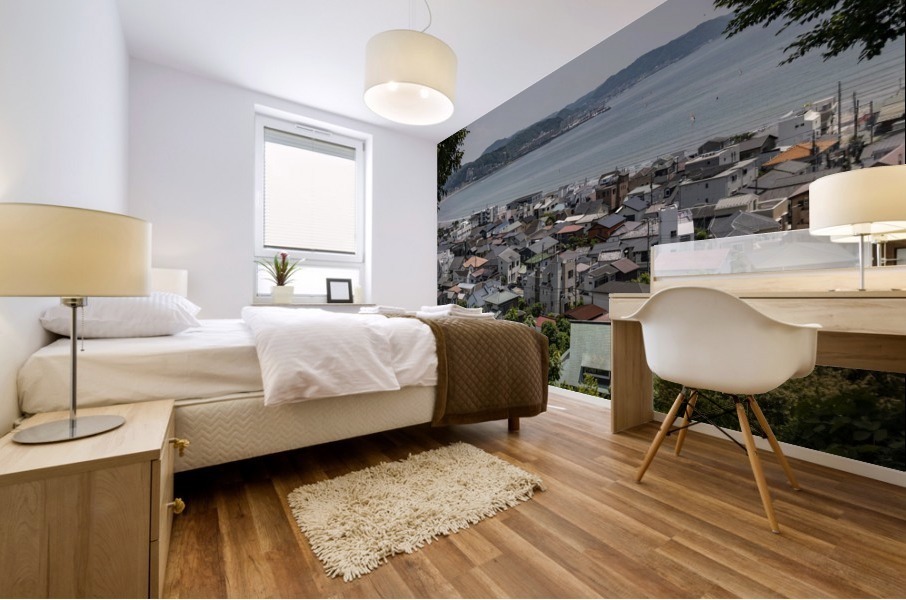 Kamakura Beach View Mural print