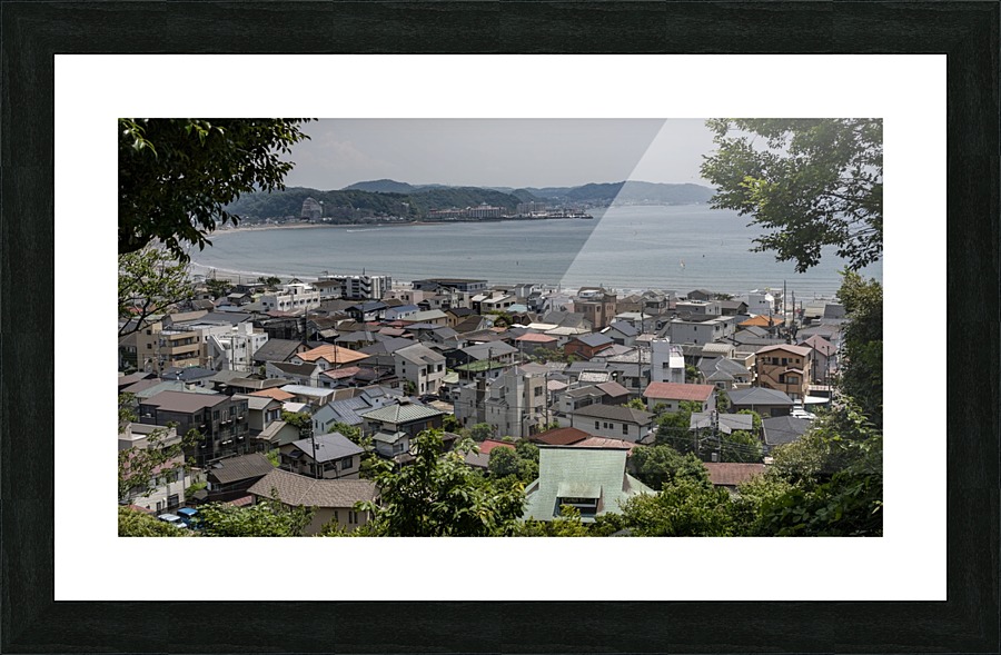 Kamakura Beach View Picture Frame print