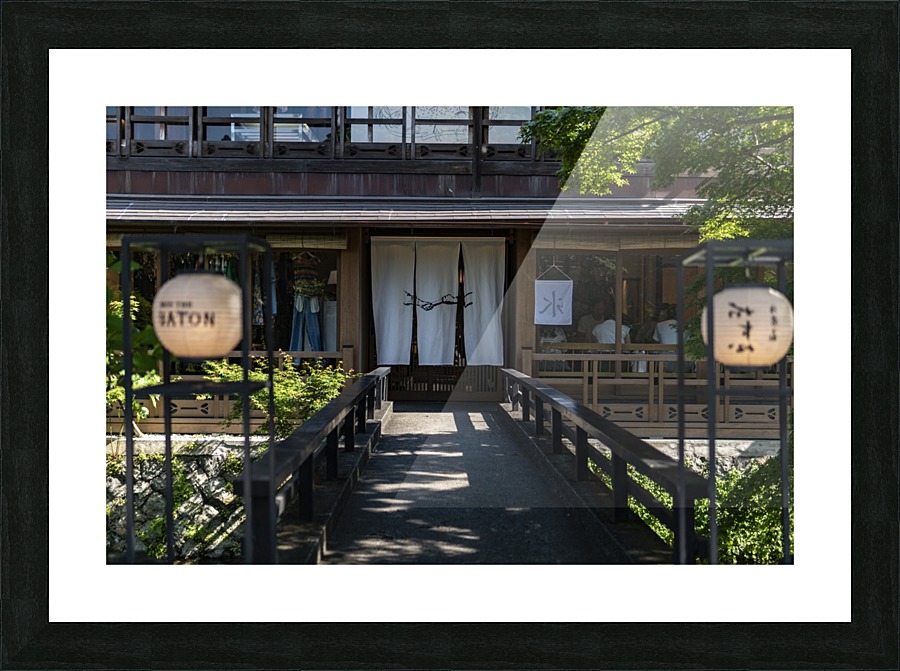 Kyoto shop Picture Frame print