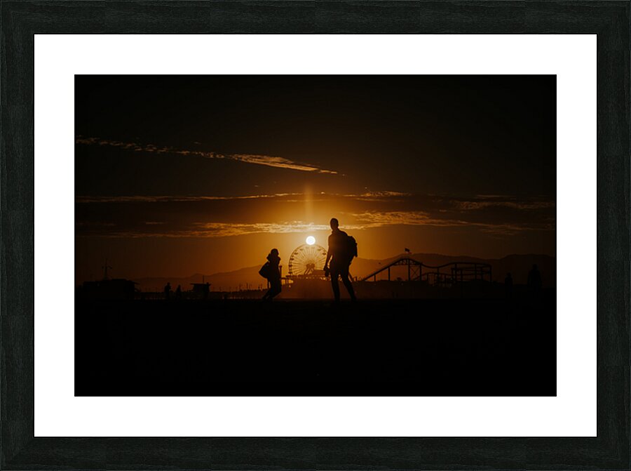 The Suns Orbit Picture Frame print