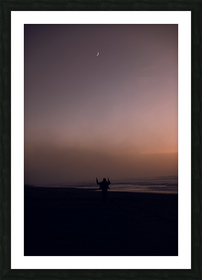 Coastal Solitude Picture Frame print