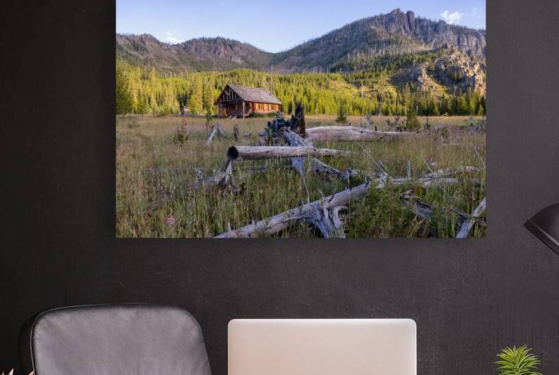 Sportsman Lake Patrol Cabin by ValergeneArt