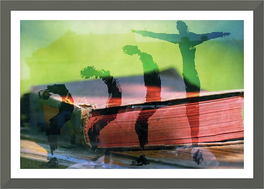Rising Form Picture Frame print