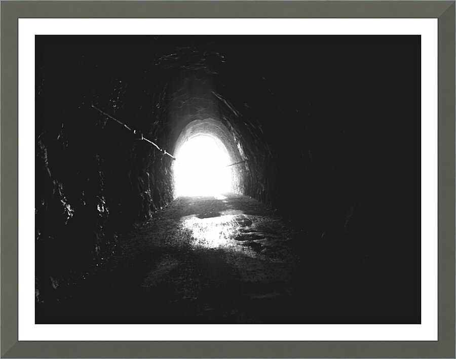 VerazaTunnel Picture Frame print