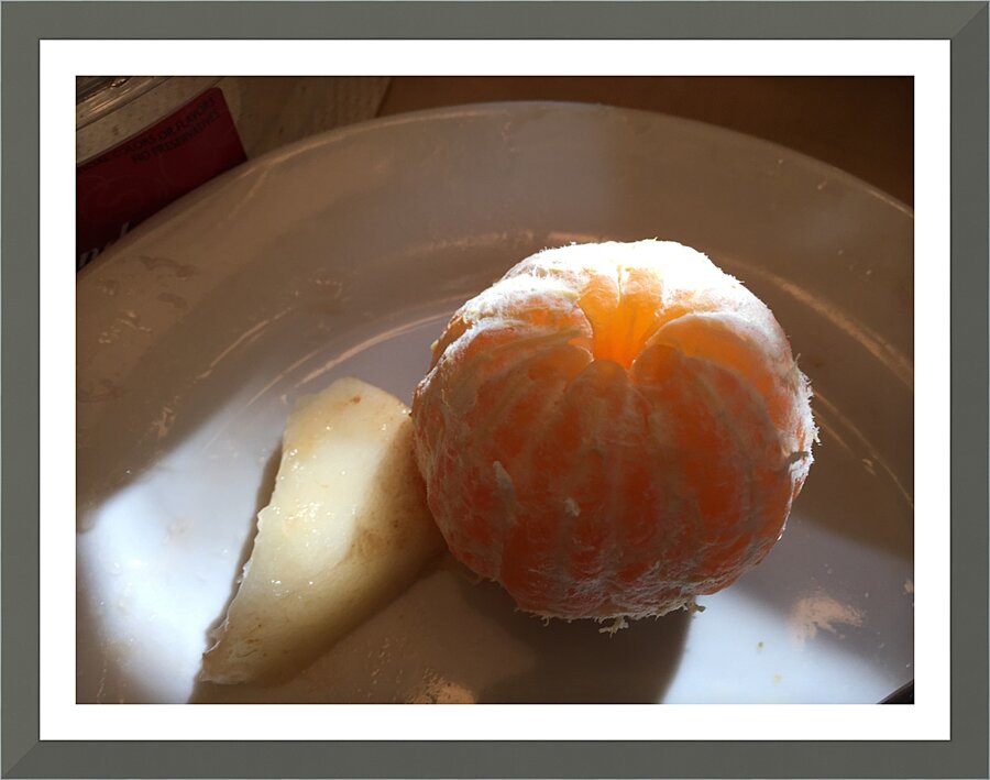 BreakfastFruit Picture Frame print