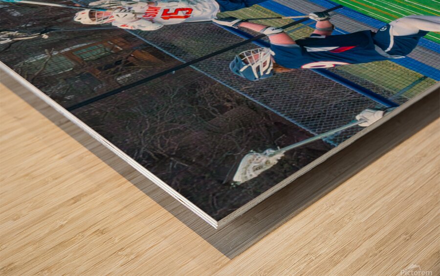 Potsdam Lacrosse Wood print