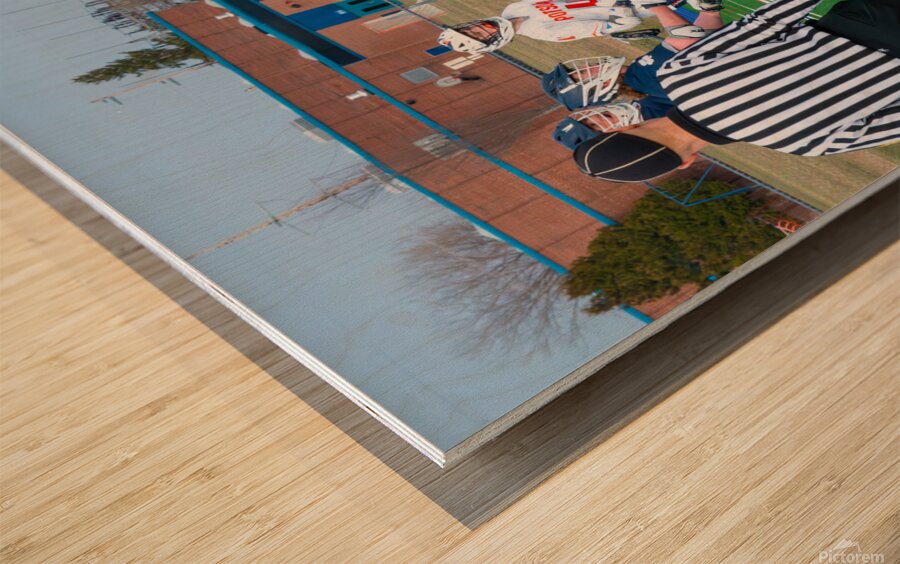 Potsdam Lacrosse Wood print