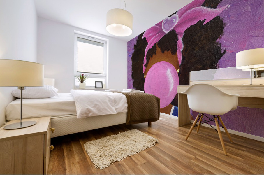 Bubblelicious Bubblegum Mural print