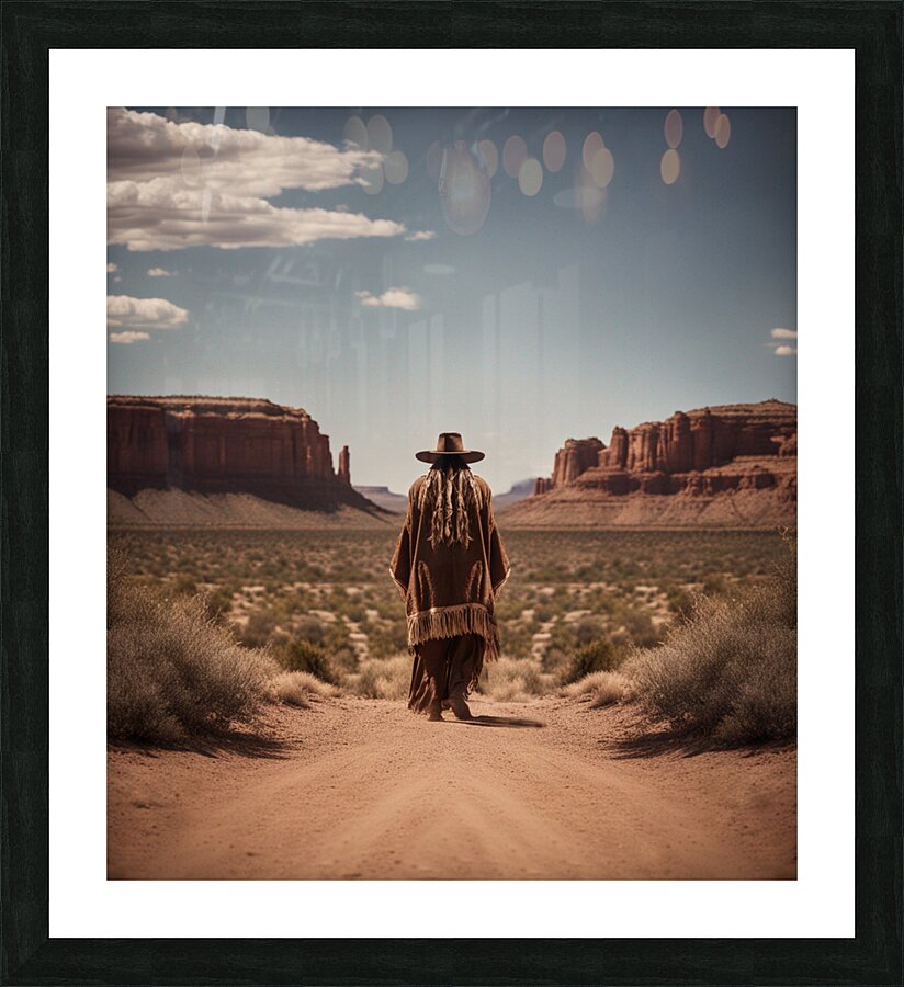 Divine Shaman Picture Frame print