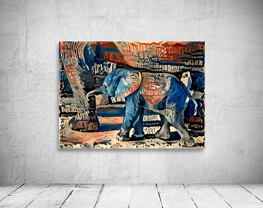 The Posterized Elephant Wall Preview