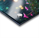 fairy forest in the middle of the night its raininglay summernightrain Acrylic print