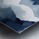 aesthetic navy color watercolor minimalistic nature Metal print