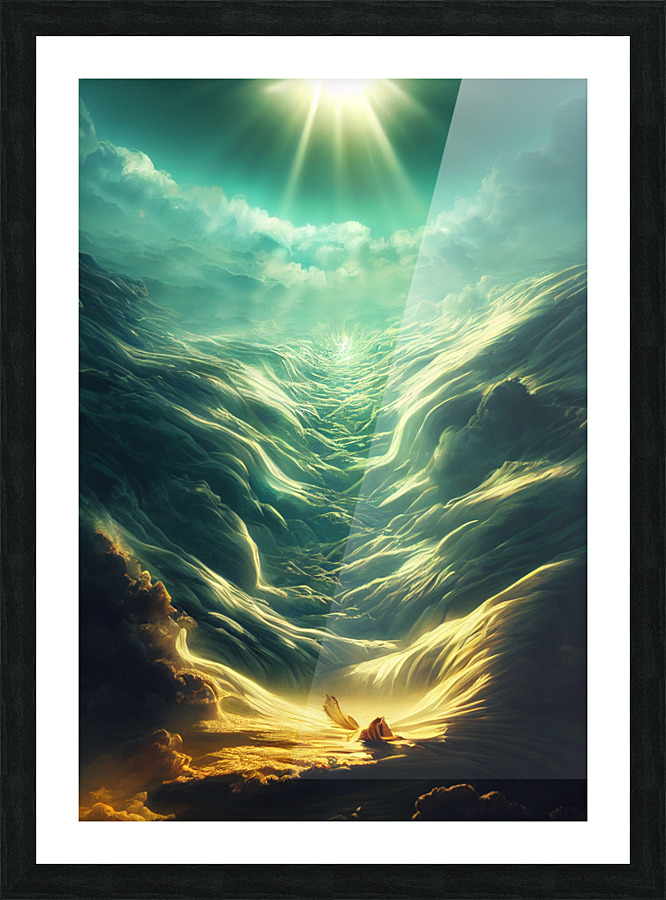 Digital Painting 24 Picture Frame print