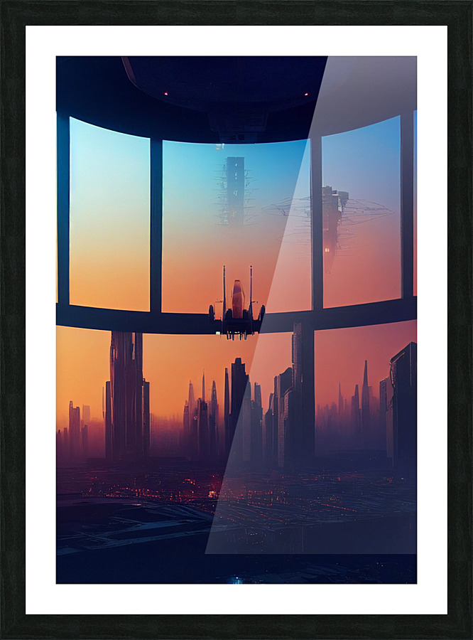 Digital Painting 35 Picture Frame print