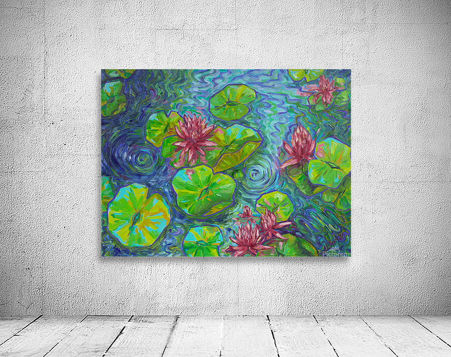 Lily Pond Reflections Wall Preview