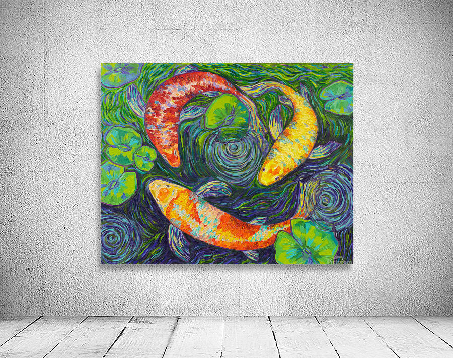 Koi Fish Wall Preview