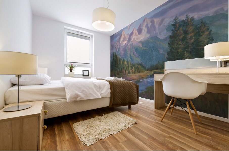 Cloud Shadows  Mural print