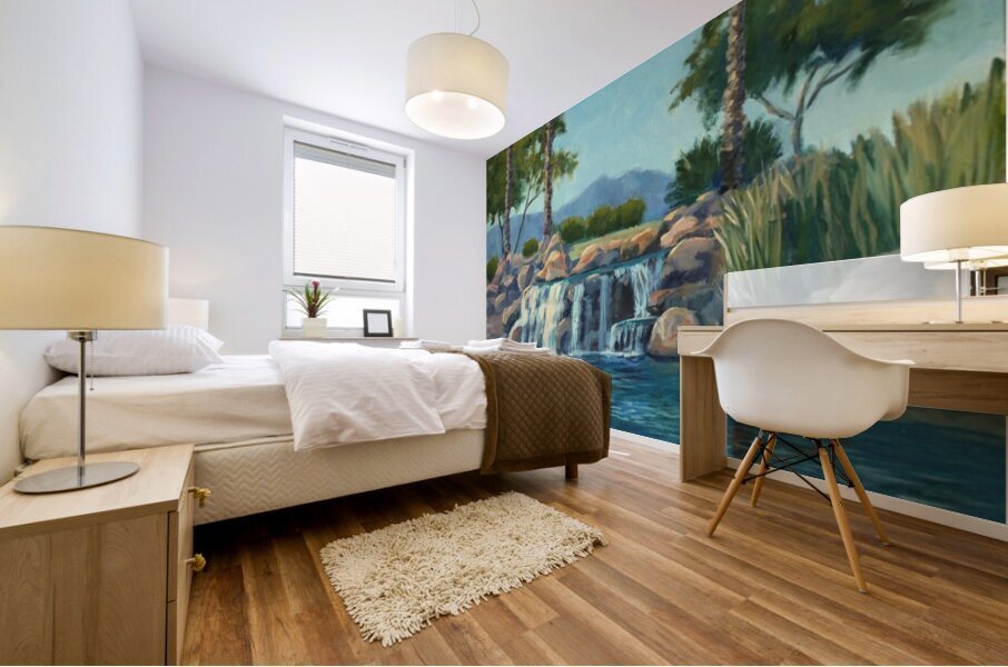 Desert Oasis Mural print