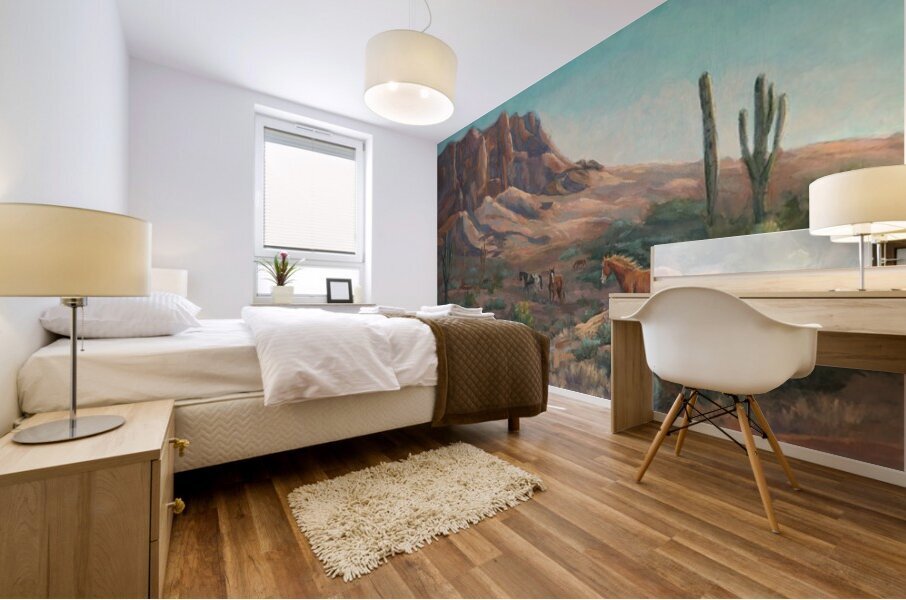 Wild Not Superstitious Mural print